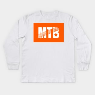 MTB. Bike. Life. Kids Long Sleeve T-Shirt